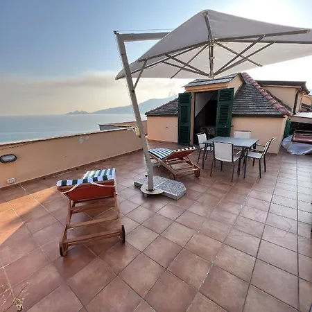 Attico San Faustino: Beachfront With Panoramic Sea Views