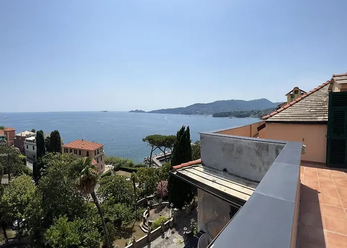 Welcome Riviera - Attico San Faustino 165 Mq Piu 110 Mq Di Terrazza- In 700 ,vista Mare Strepitosa-100 M Dalla Spiaggia-parking Esclusivo Rapallo