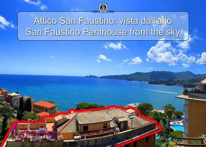 펜션 Welcome Riviera - Attico San Faustino 165 Mq Piu 110 Mq Di Terrazza- In 700 ,vista Mare Strepitosa-100 M Dalla Spiaggia-parking Esclusivo
